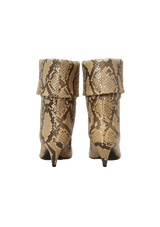 SNAKESKIN BOOTS 36