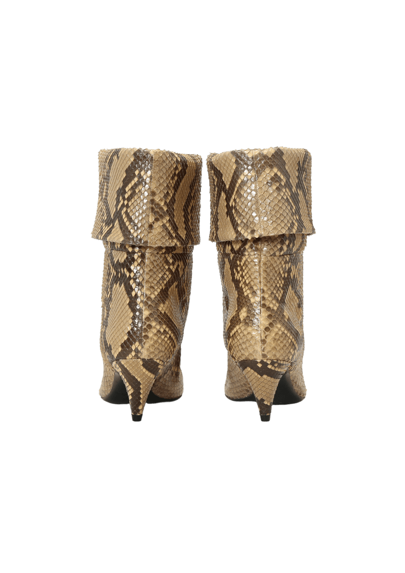 SNAKESKIN BOOTS 36