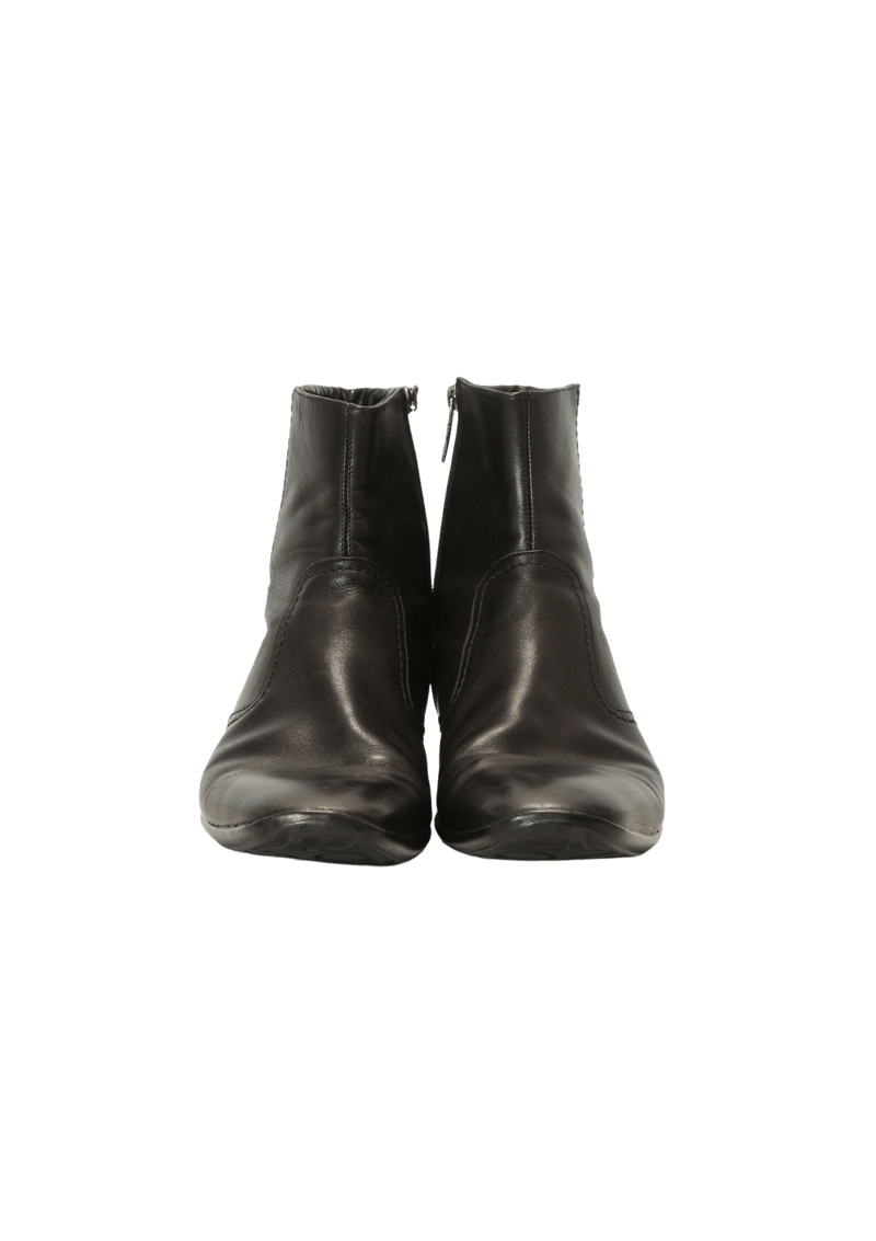 Bota Salvatore Ferragamo Leather Boots 43 Preto Original – Gringa
