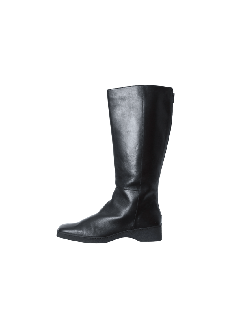 LEATHER RIDING BOOTS 38,5