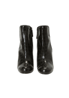 EMBOSSED LEATHER BOOTS 37