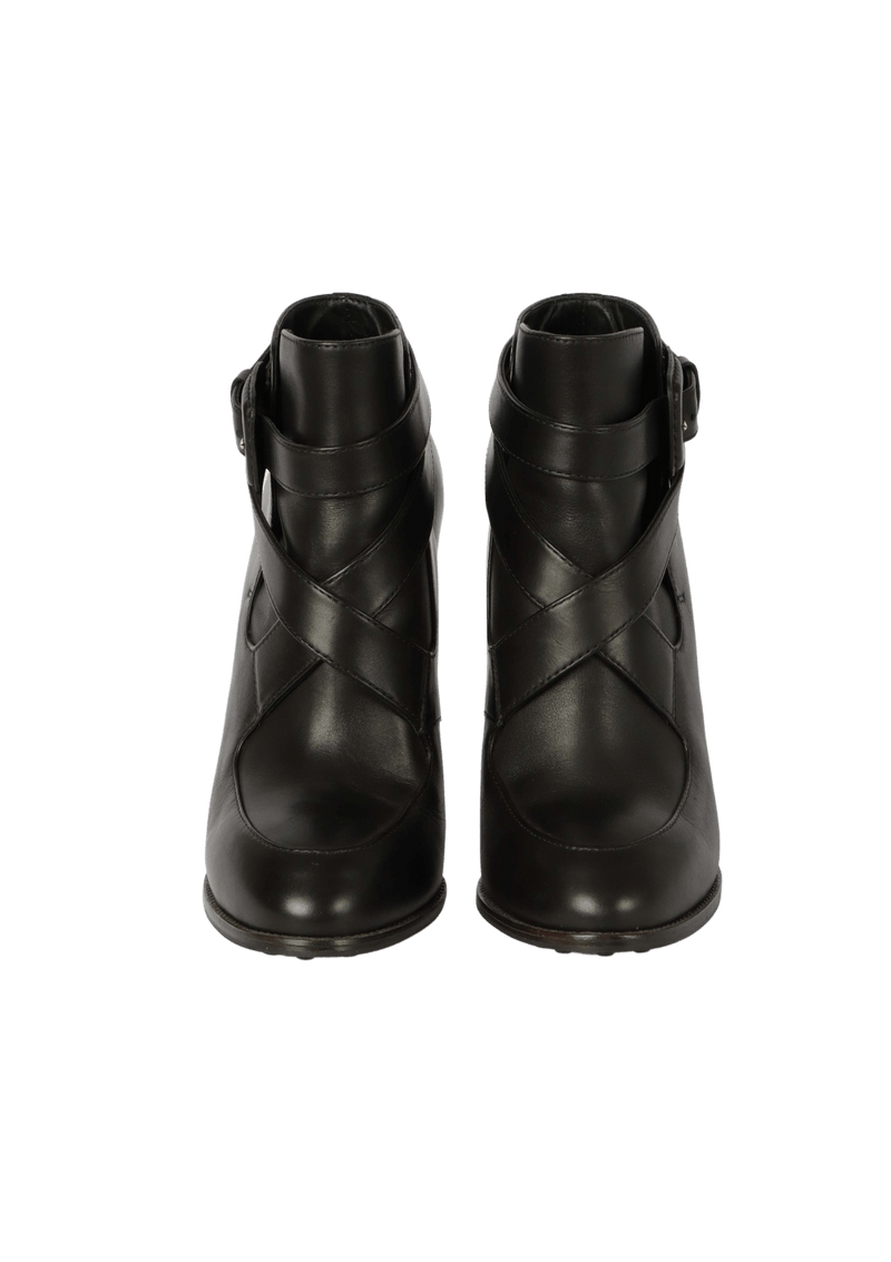 LEATHER BOOTS 36