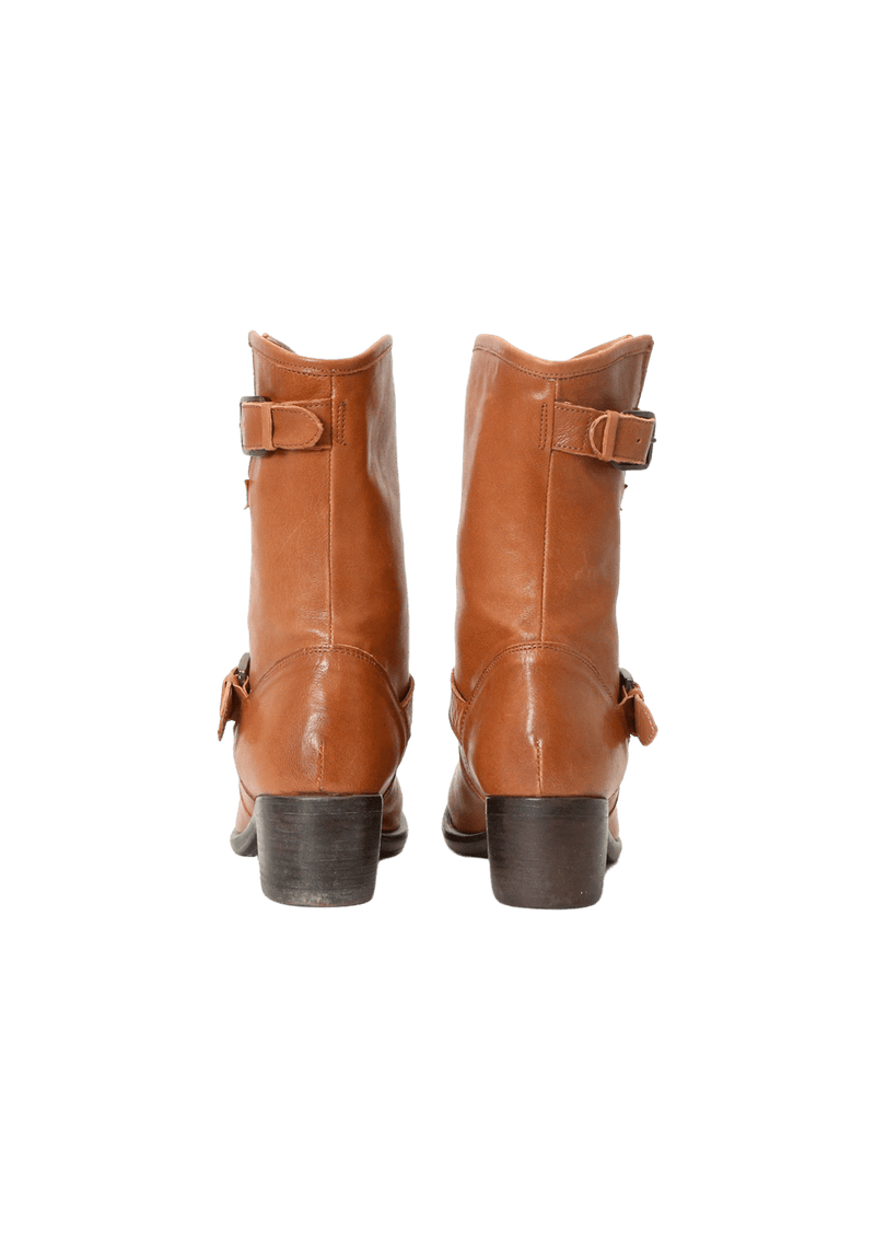 CONCHETTA LEATHER BOOTS 34.5