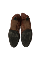 LACE PATTERN BOOTS 36