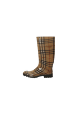 NOVA CHECK RUBBER RAIN BOOTS 37