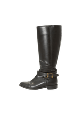 LEATHER RIDING BOOTS 35.5