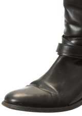 LEATHER RIDING BOOTS 35.5