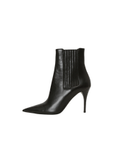 LEATHER ANKLE BOOTS 35.5