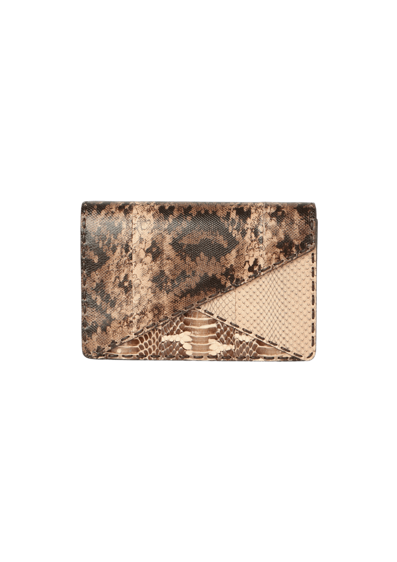 PYTHON ENVELOPE CLUTCH