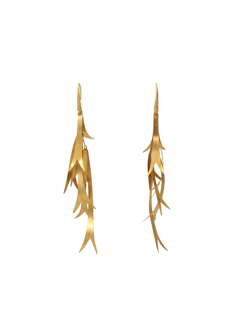 SHAVED GOLD EARRINGS