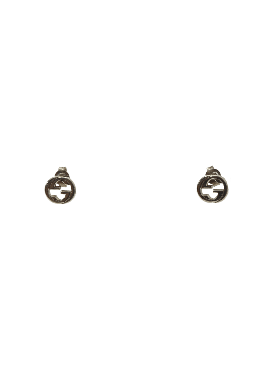 Brinco Gucci Interlocking G Earring Prata Original – Gringa