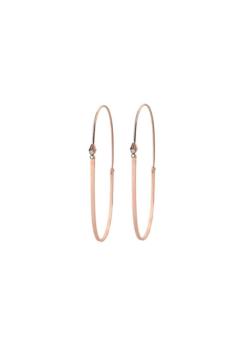 ARGOLA HOOPS G OURO ROSÉ