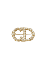 LOGO PEARL BROOCH