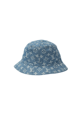 MONOGRAM ESSENTIAL DENIM BUCKET HAT