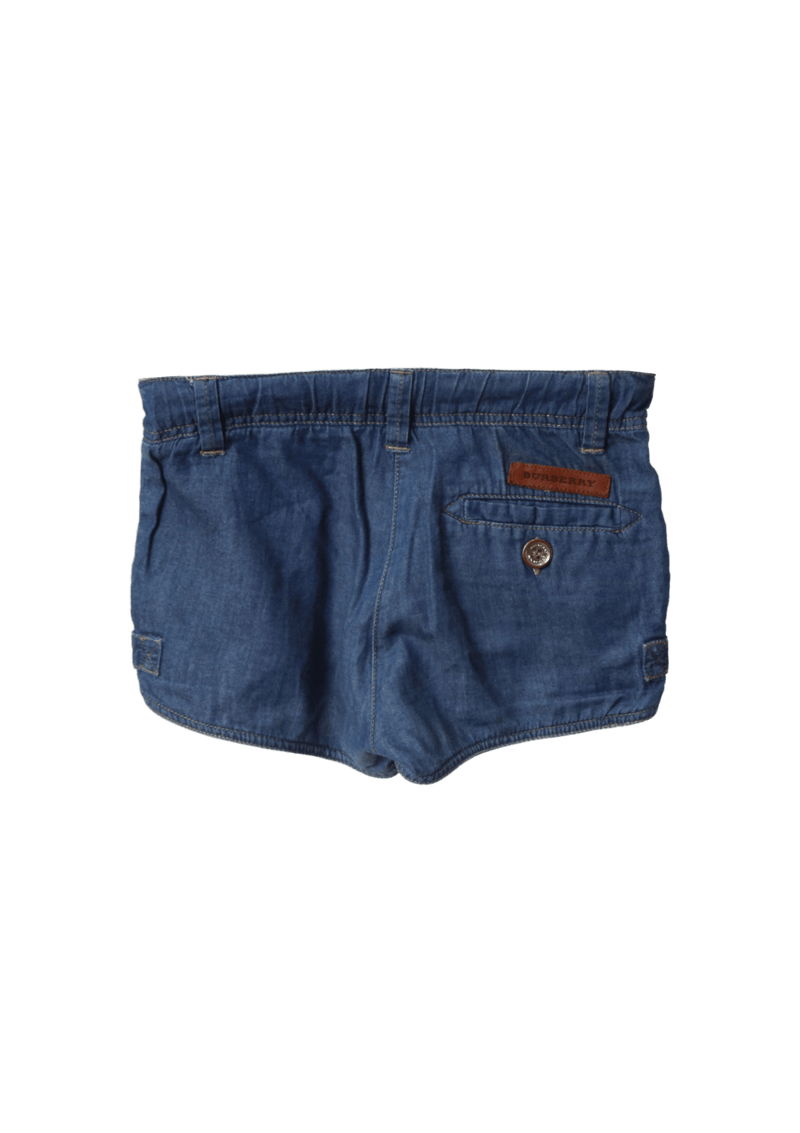 GIRL´S DENIM CHECK SHORTS 4Y