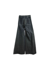 BOOTCUT HIGH-RISE DENIM PANTS 36