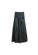 BOOTCUT HIGH-RISE DENIM PANTS 36