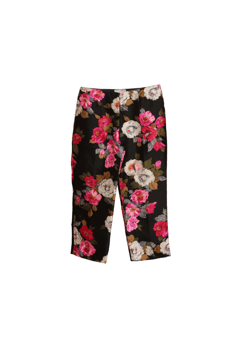 FLORAL PRINT PANTS 44