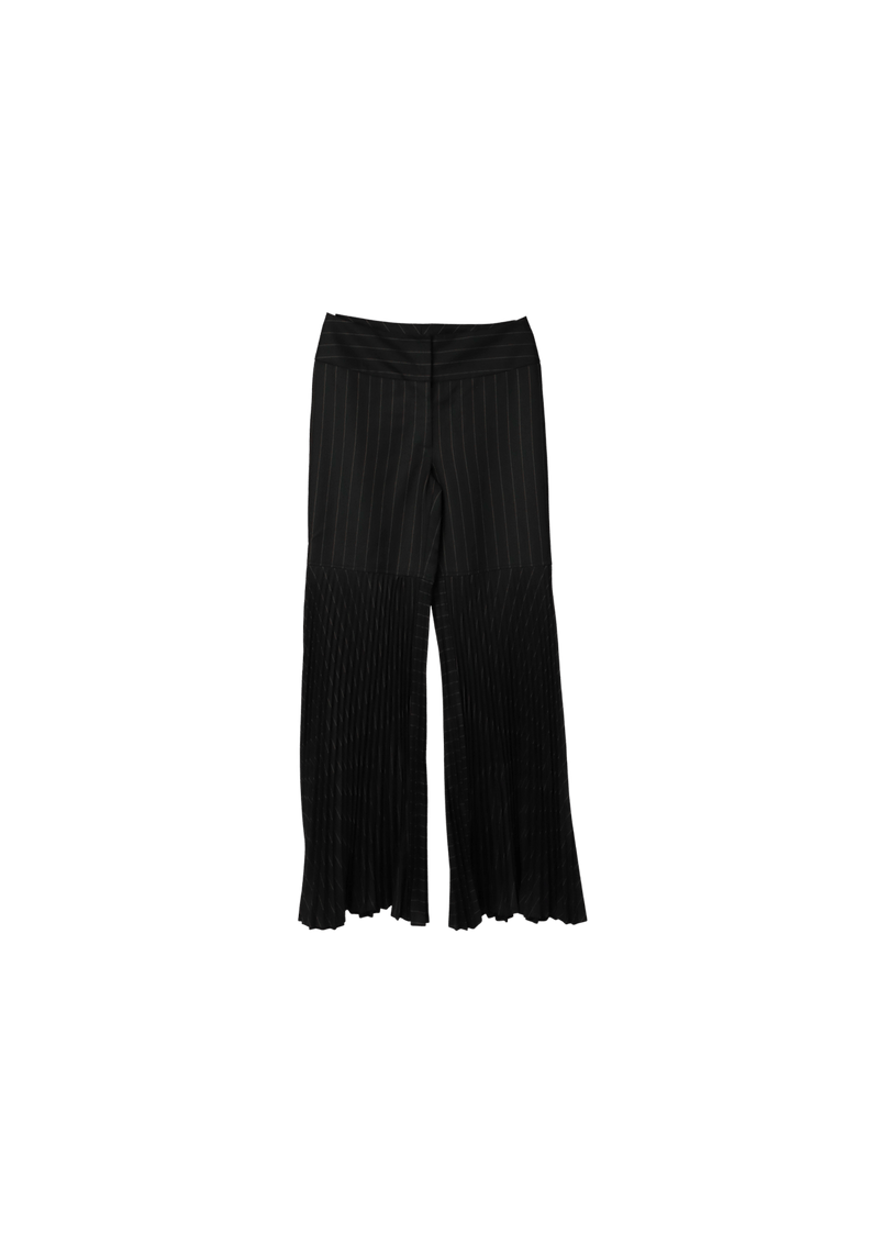 WOOL PLISSÉ PANTS 38