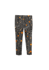 FLORAL SKINNY PANTS 38