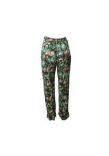 PRINTED STRAIGHT LEG PANTS 38