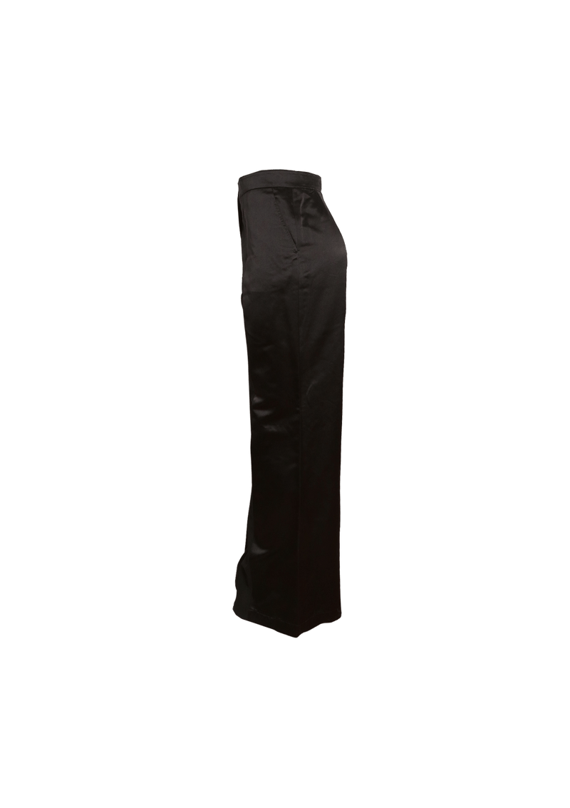 SILK WIDE LEG PANTS 46