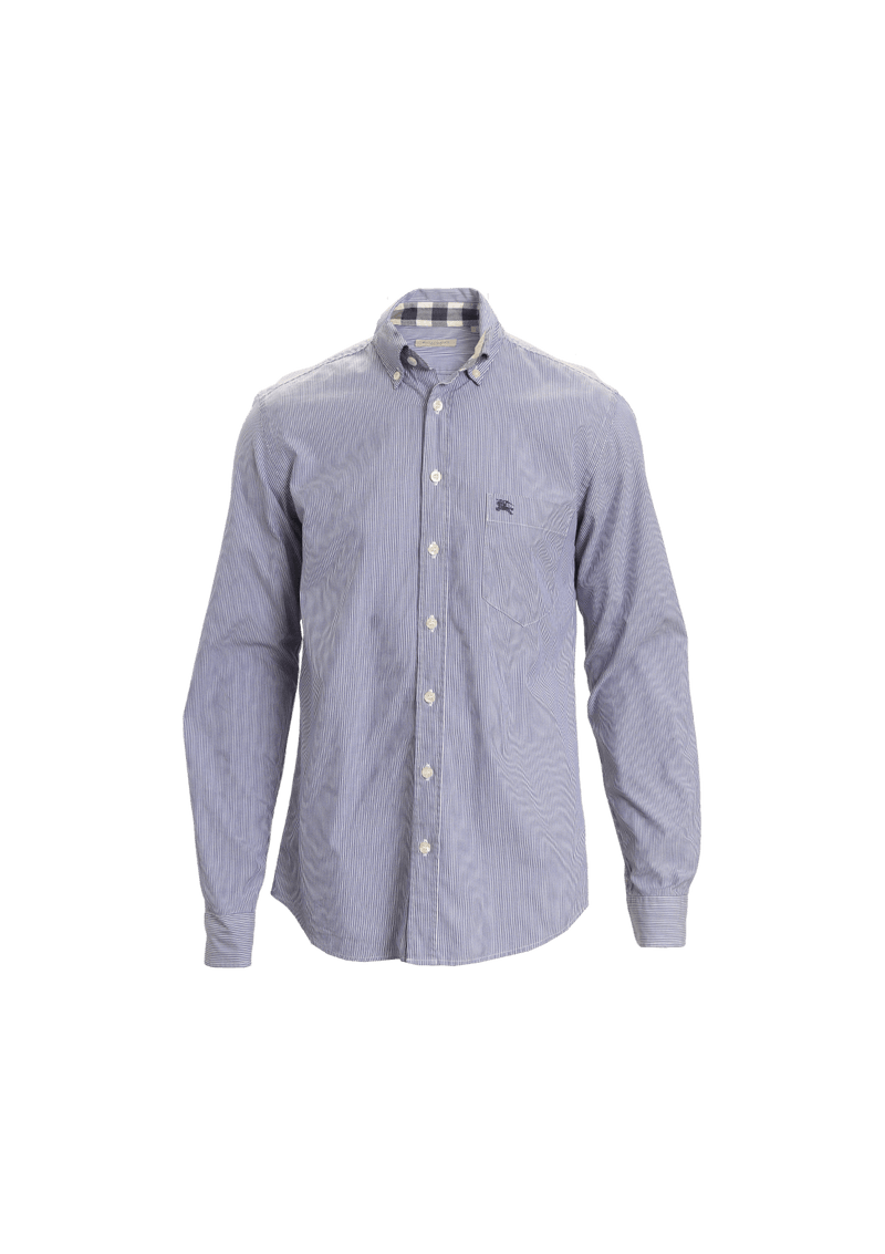 CAMISA BURBERRY LONG SLEEVE SHIRT P AZUL ORIGINAL Gringa