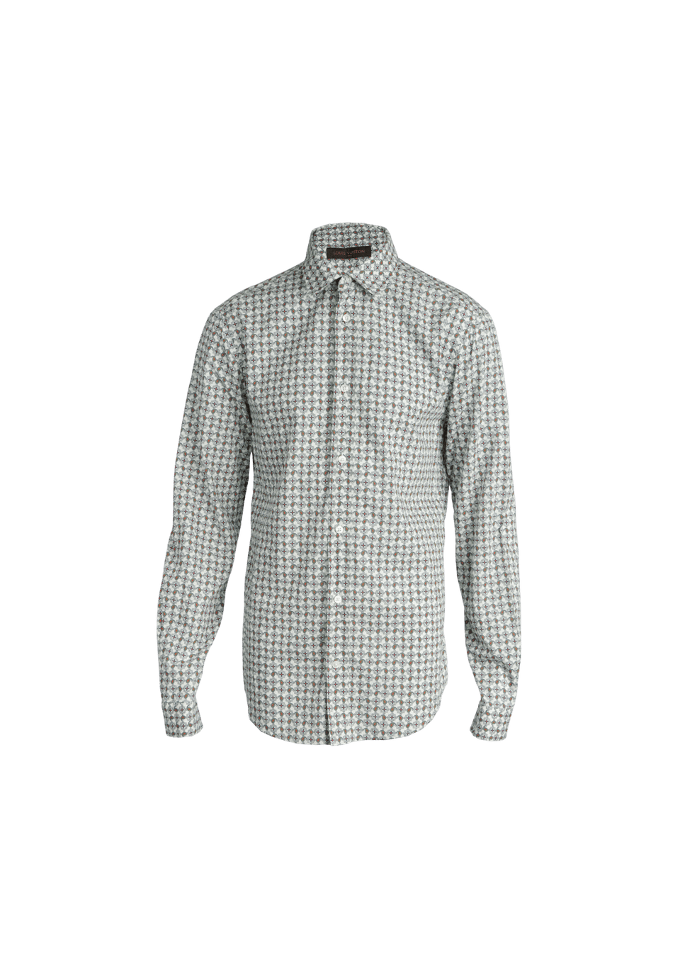 CAMISA LOUIS VUITTON PRINTED LONG SLEEVE SHIRT G OFF WHITE