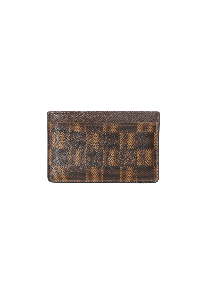 DAMIER ÉBÈNE CARD HOLDER