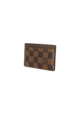 DAMIER ÉBÈNE CARD HOLDER