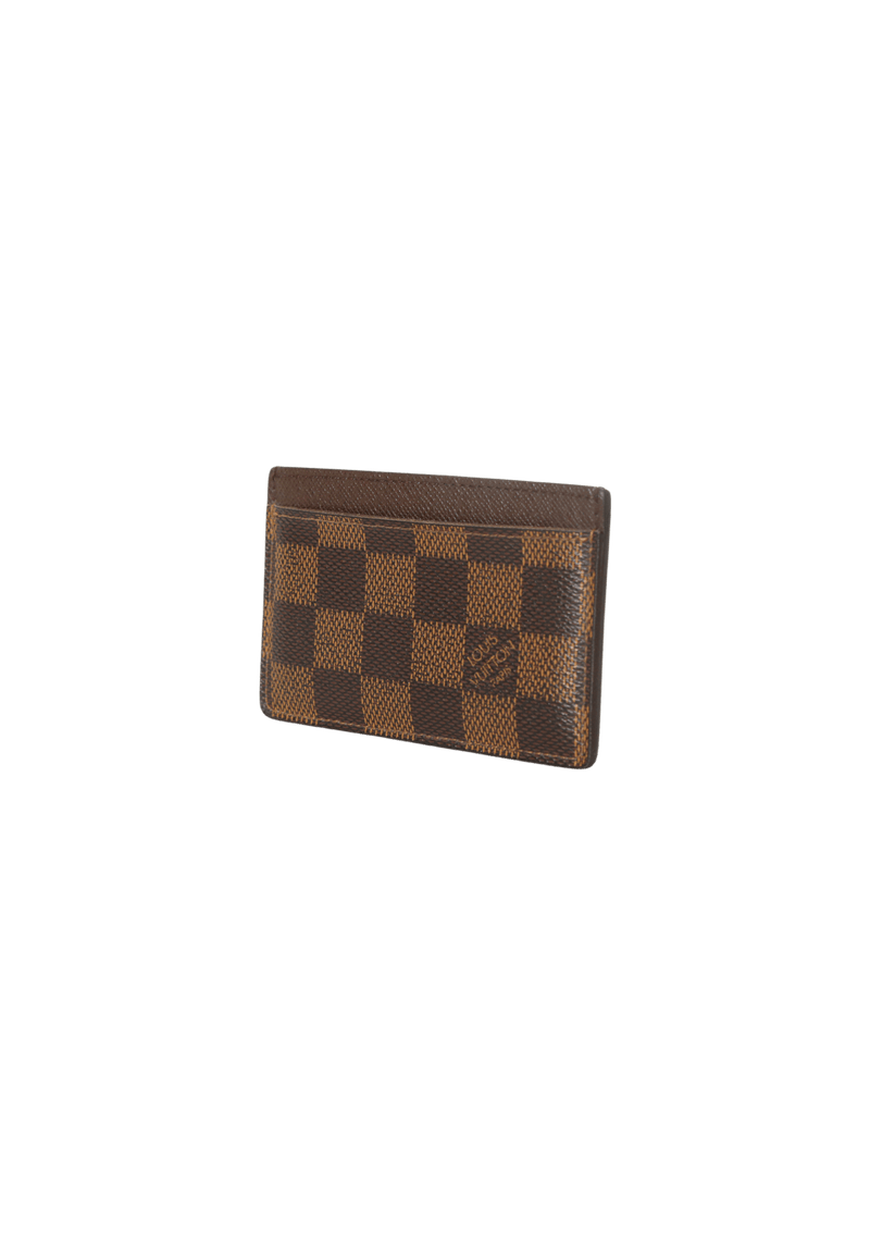 DAMIER ÉBÈNE CARD HOLDER