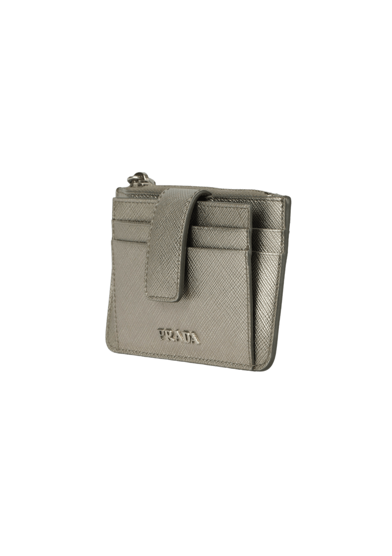 METALLIC CARD HOLDER