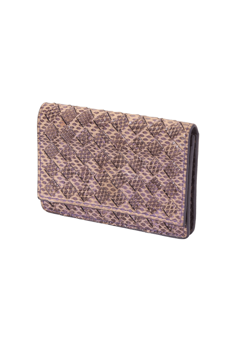 INTECCIATO PYTHON BI-FOLD CARD CASE