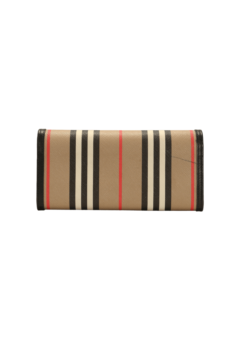 E-CANVAS ICON STRIPE HALTON CONTINENTAL WALLET