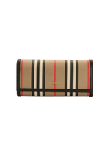 E-CANVAS ICON STRIPE HALTON CONTINENTAL WALLET