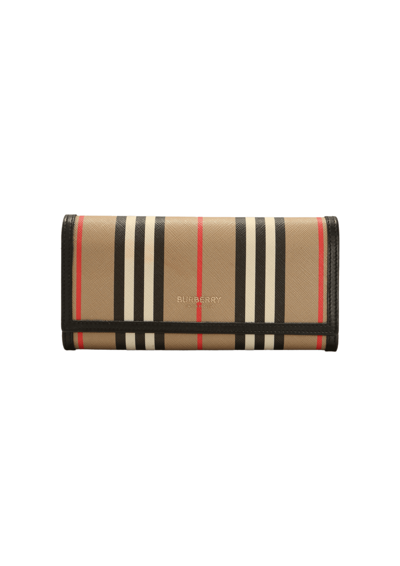 E-CANVAS ICON STRIPE HALTON CONTINENTAL WALLET