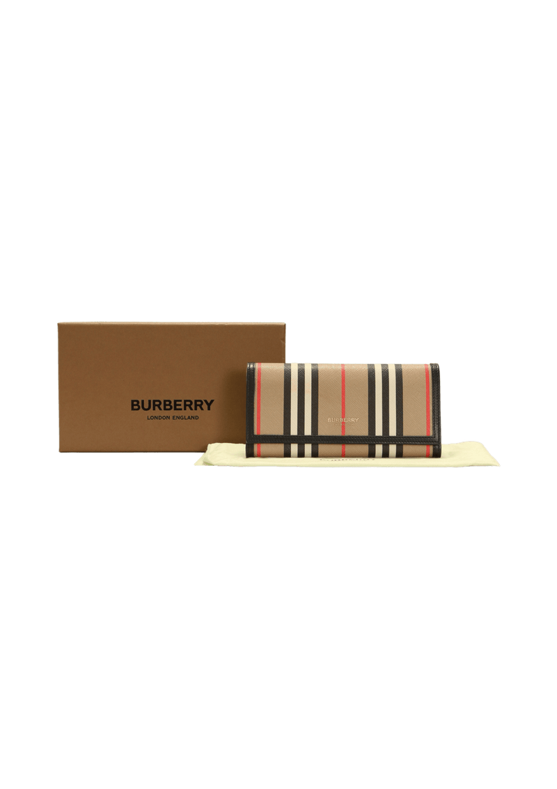 E-CANVAS ICON STRIPE HALTON CONTINENTAL WALLET