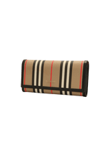 E-CANVAS ICON STRIPE HALTON CONTINENTAL WALLET