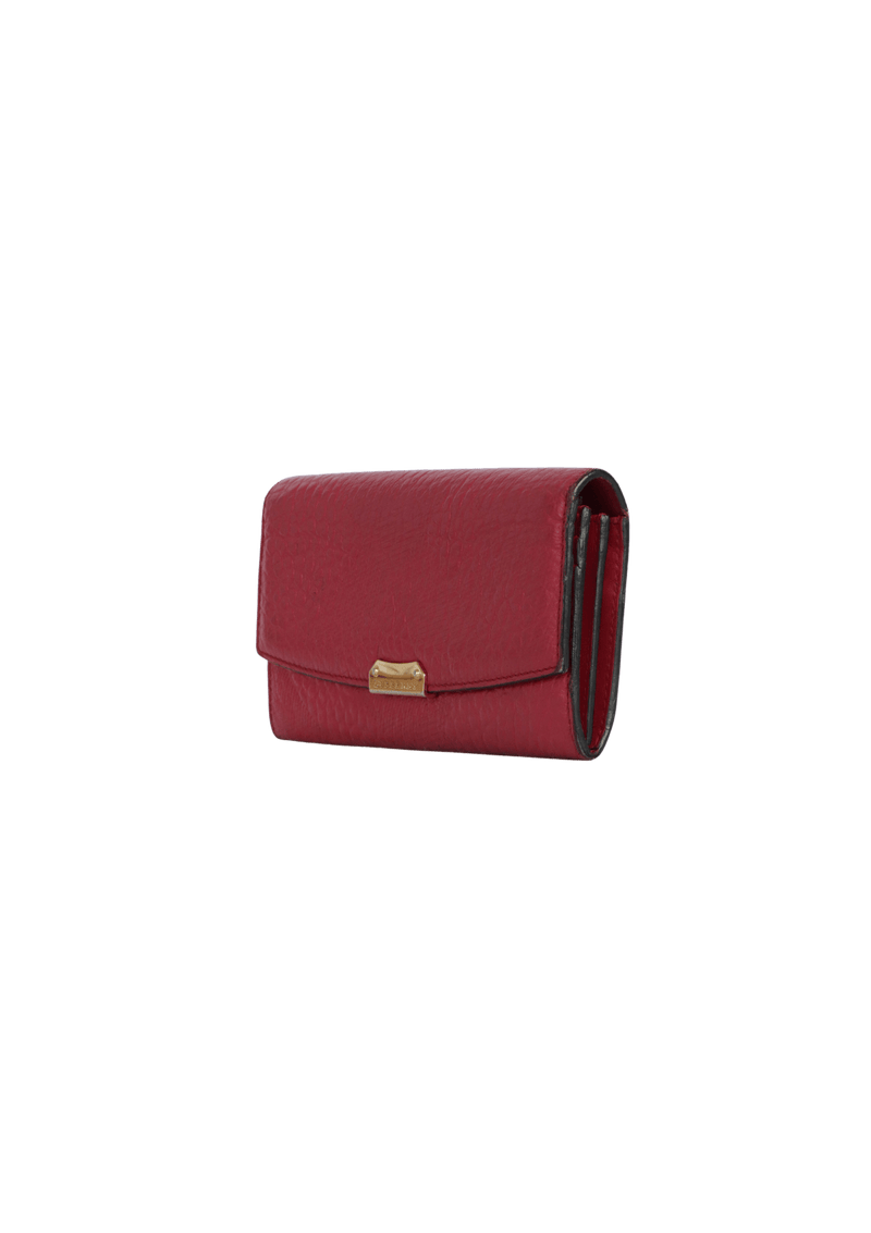 GRAIN LEATHER CHECK PORTER CONTINENTAL WALLET