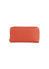 LEATHER ZIP AROUND WALLET