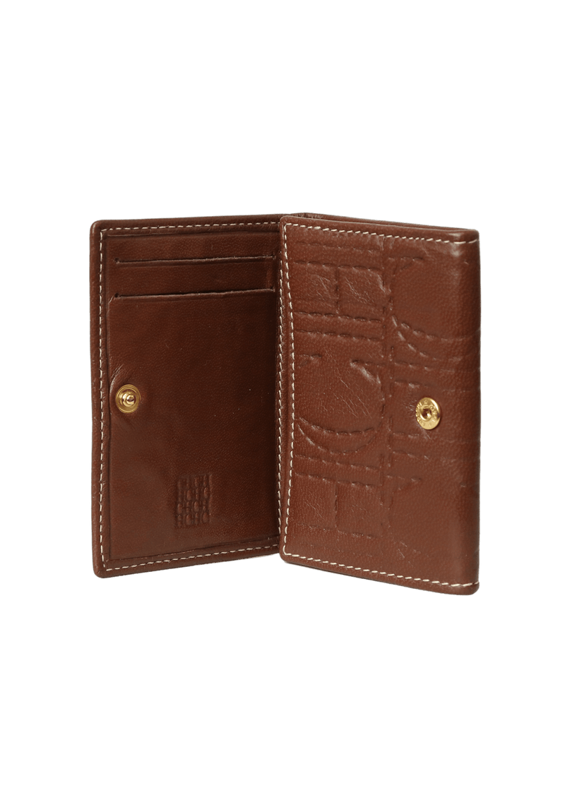 MONOGRAM FLAP WALLET