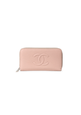 CC ZIP AROUND WALLET CAVIAR