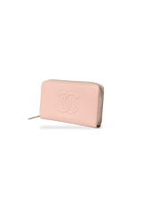 CC ZIP AROUND WALLET CAVIAR