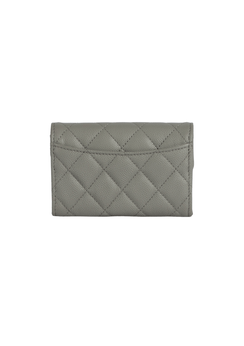 INTERLOCKING CC LOGO COMPACT WALLET