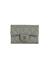 INTERLOCKING CC LOGO COMPACT WALLET