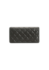 QUILTED L-YEN LAMBSKIN WALLET