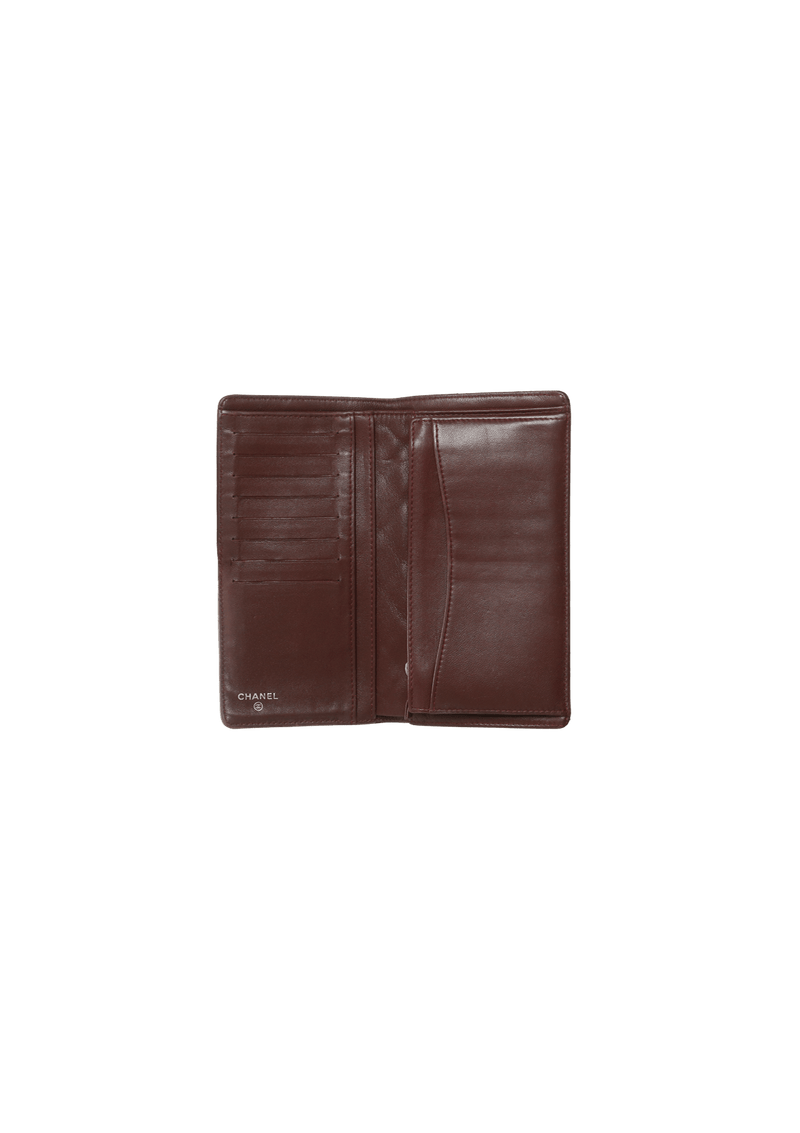 QUILTED L-YEN LAMBSKIN WALLET