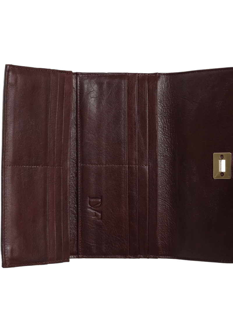 OSTRICH TURNLOCK WALLET