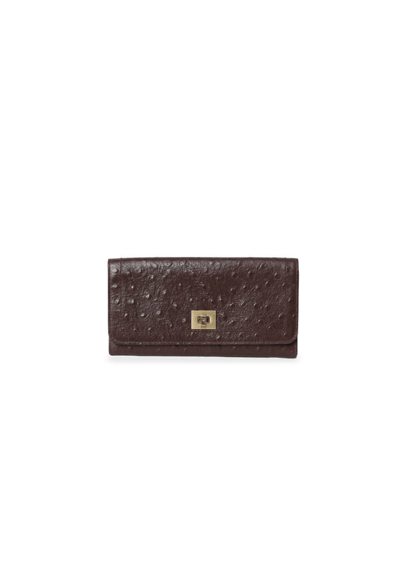 OSTRICH TURNLOCK WALLET