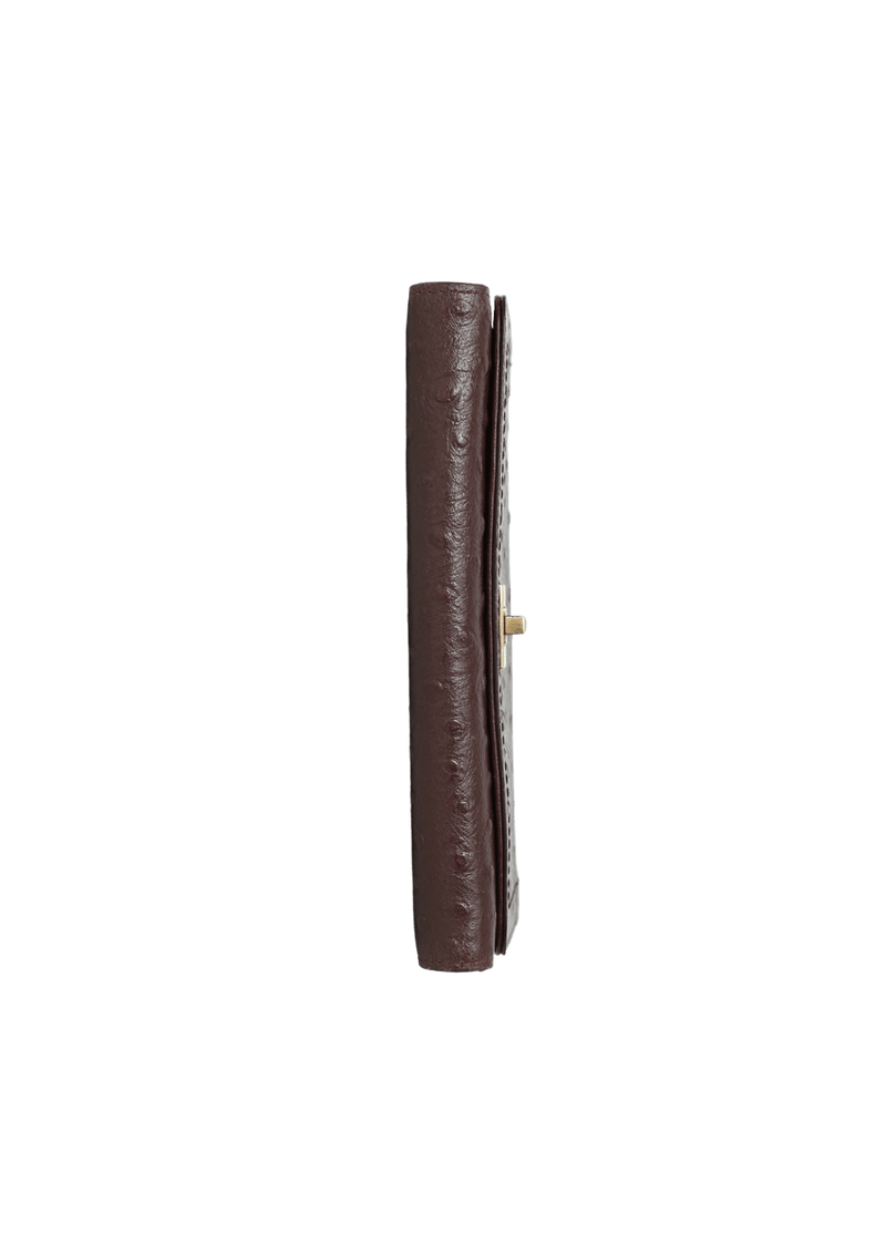 OSTRICH TURNLOCK WALLET